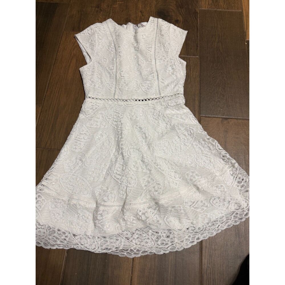 Andree By Unit white eyelet dress